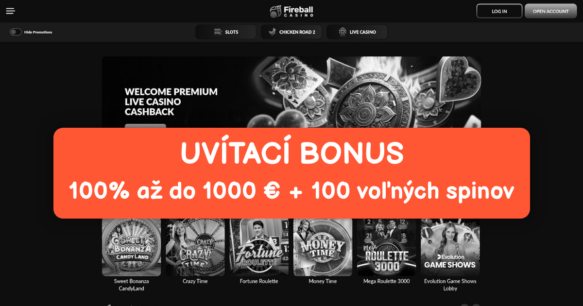 Fireball Casino welcome bonus