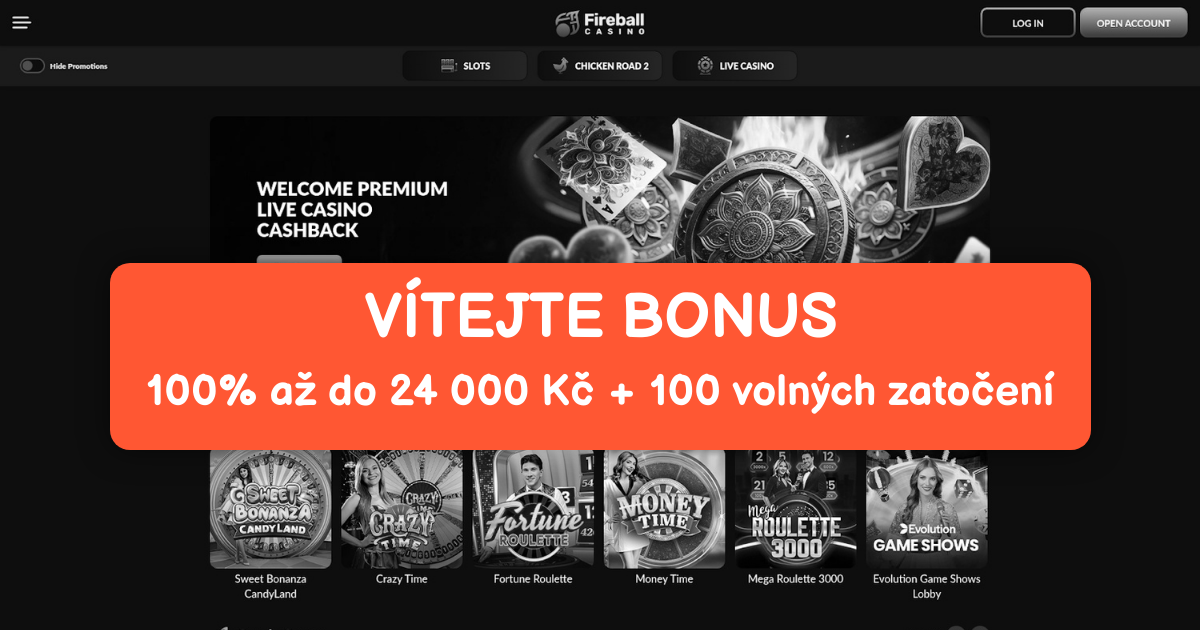 Fireball Casino welcome bonus